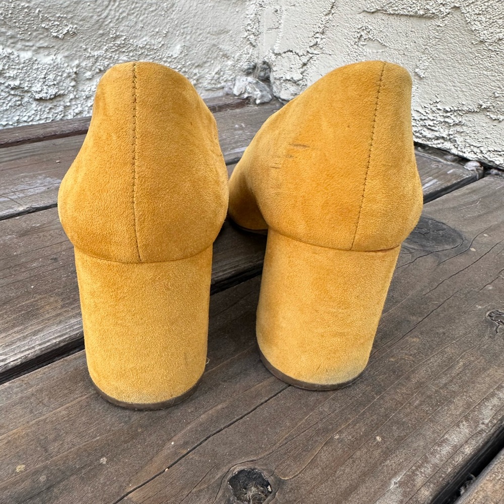 Mustard Seychelles Retro Modern Heels - Picture 7 of 11